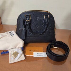 Louis Vuitton Monogram Alma BB Empreinte Noir